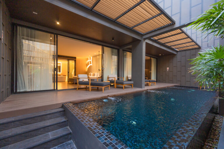 Private pool of the Majcha Family Private Pool Two Bedroom Suite at The Yana Villas, Hua Hin